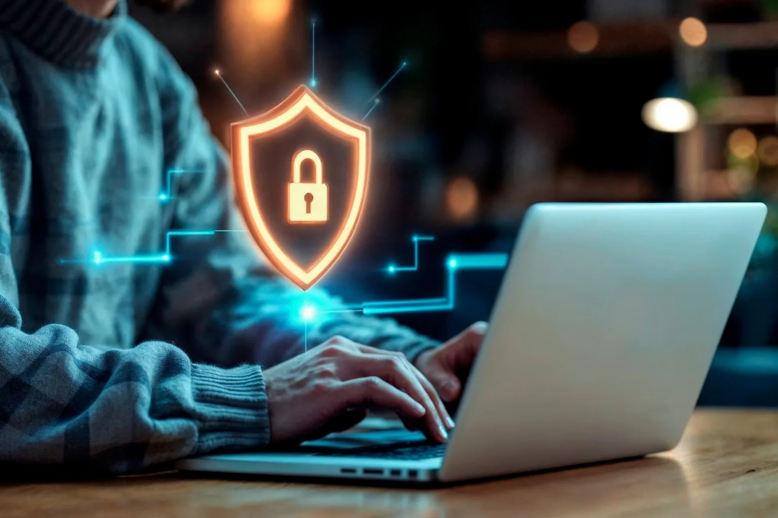 Cybersecurity specialist monitoring business network security in Greensboro, NC